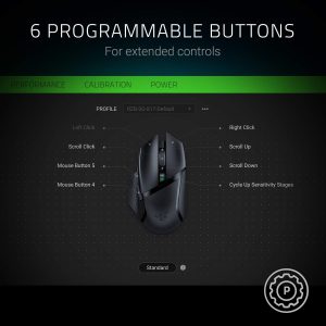 Razer Basilisk X Hyper Speed Wireless Gaming Mouse: Classic Black - Image 4