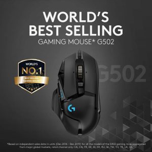 Logitech G502 HERO Gaming Mouse with Sensor  5 Adjustable Weights, Balance Tuning) | - Image 3