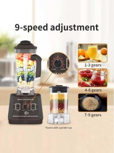 Blender,5000W High Performance Mixer, 9 Speed Levels - Image 3