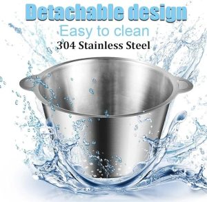 Electric Chopper Meat Grinders With Stainless Steel Bowl - Image 7