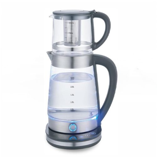 Electric Tea Maker,LED Glass Kettle with Temperature