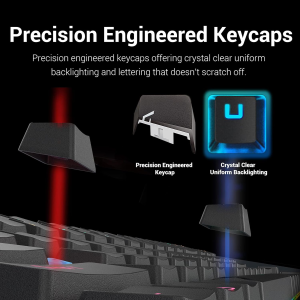 Redragon K552-Rgb Kumara Rgb Led Backlit Mechanical Gaming Keyboard (Black) - Image 2